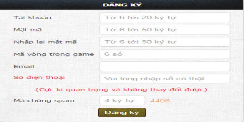 Đăng ký rich88 cực dễ dàng và nhanh chóng